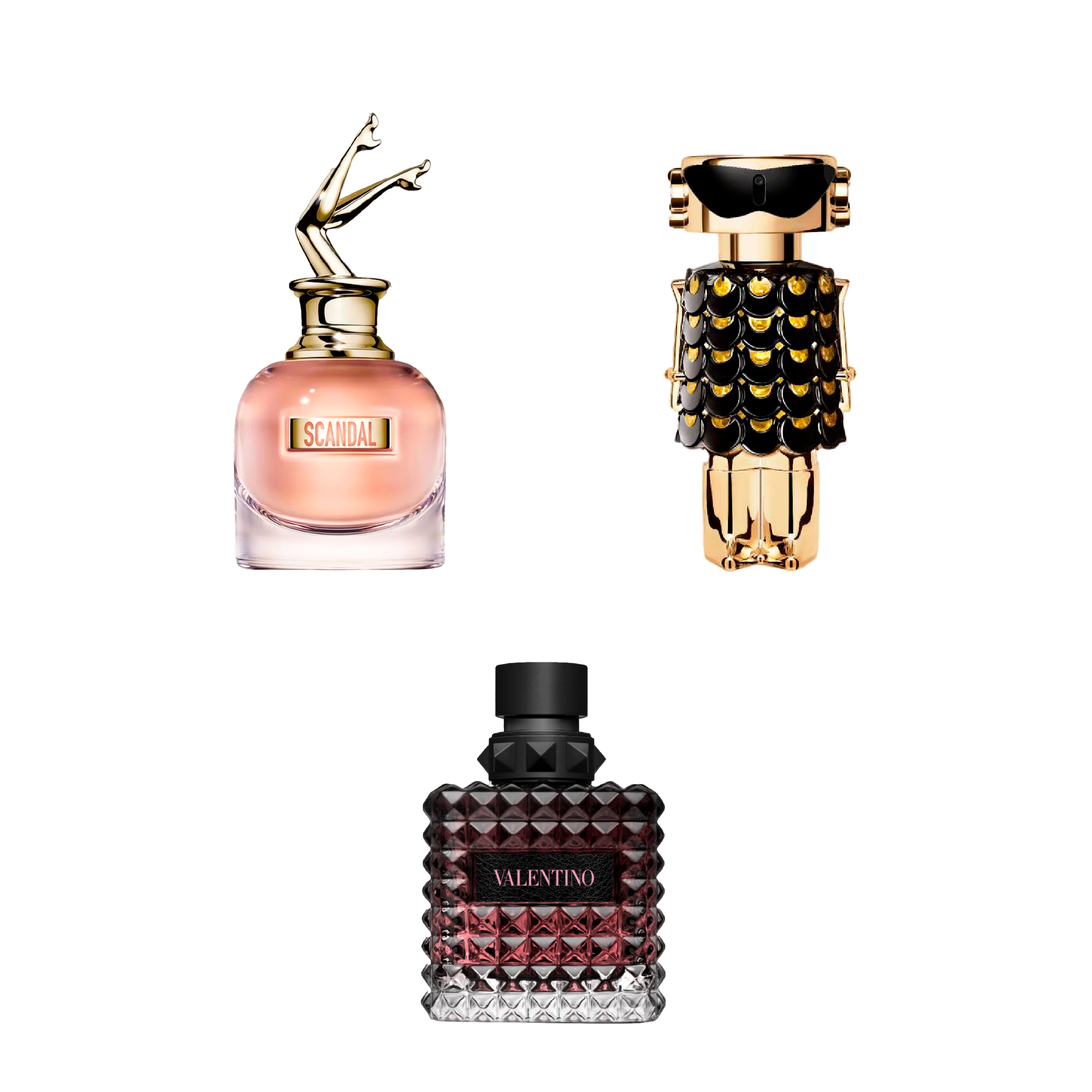 PACK 3 DECANTS 5ML: Eros + Sauvage + Le beau edt