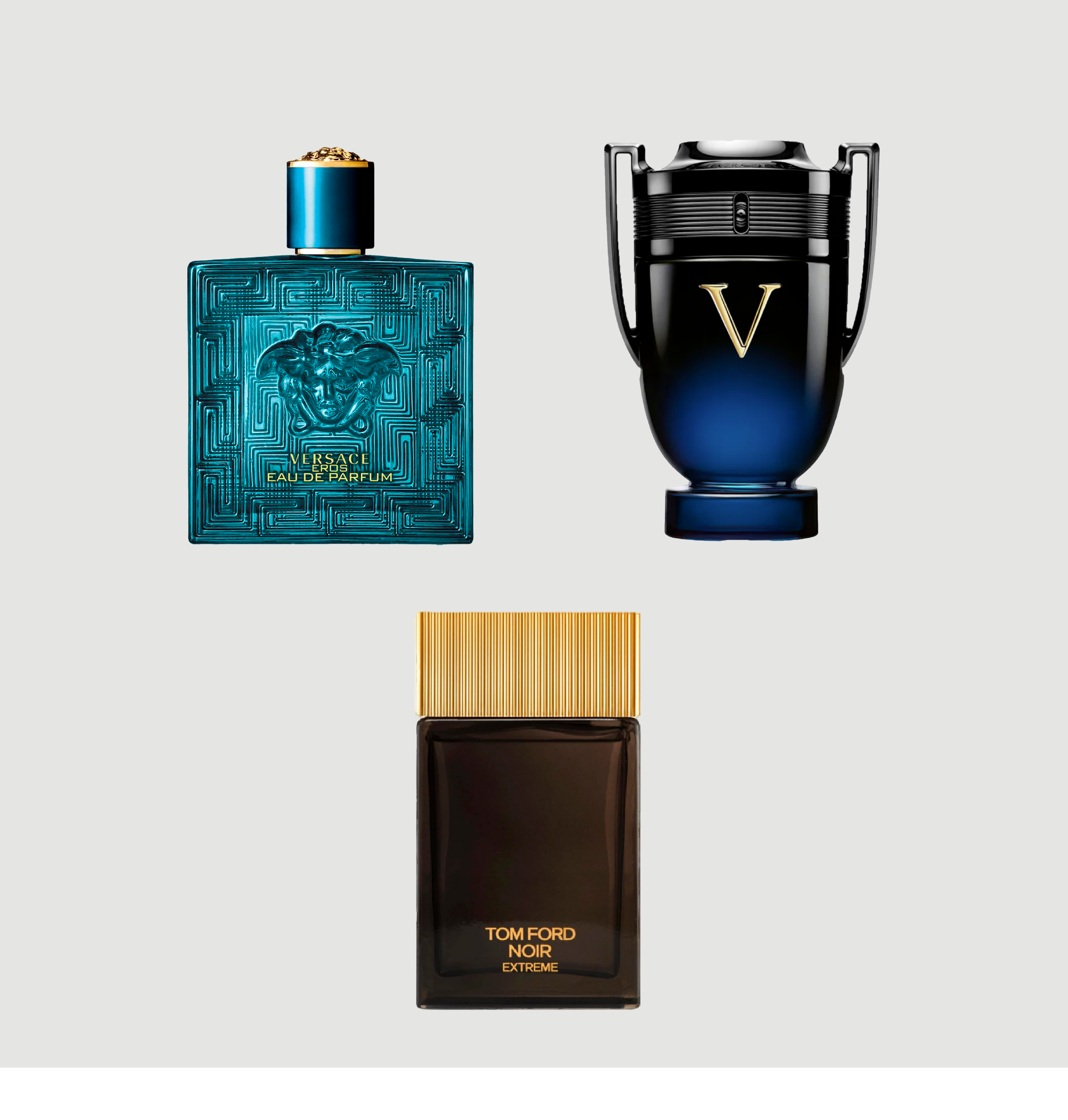PACK 3 DECANTS 5ML: Eros + Victory + Noir