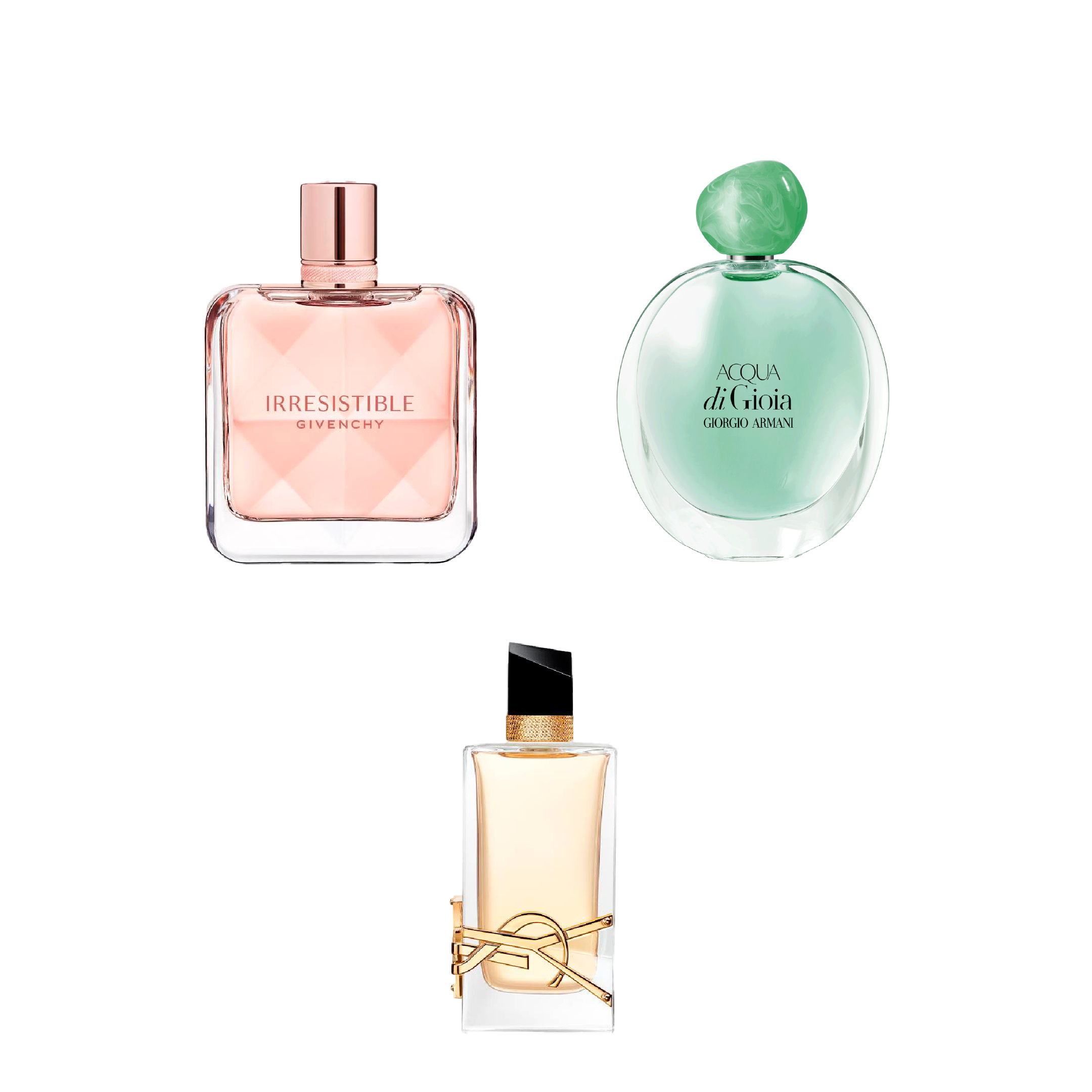PACK 3 DECANTS 5ML: irresistible + acqua + libre edp