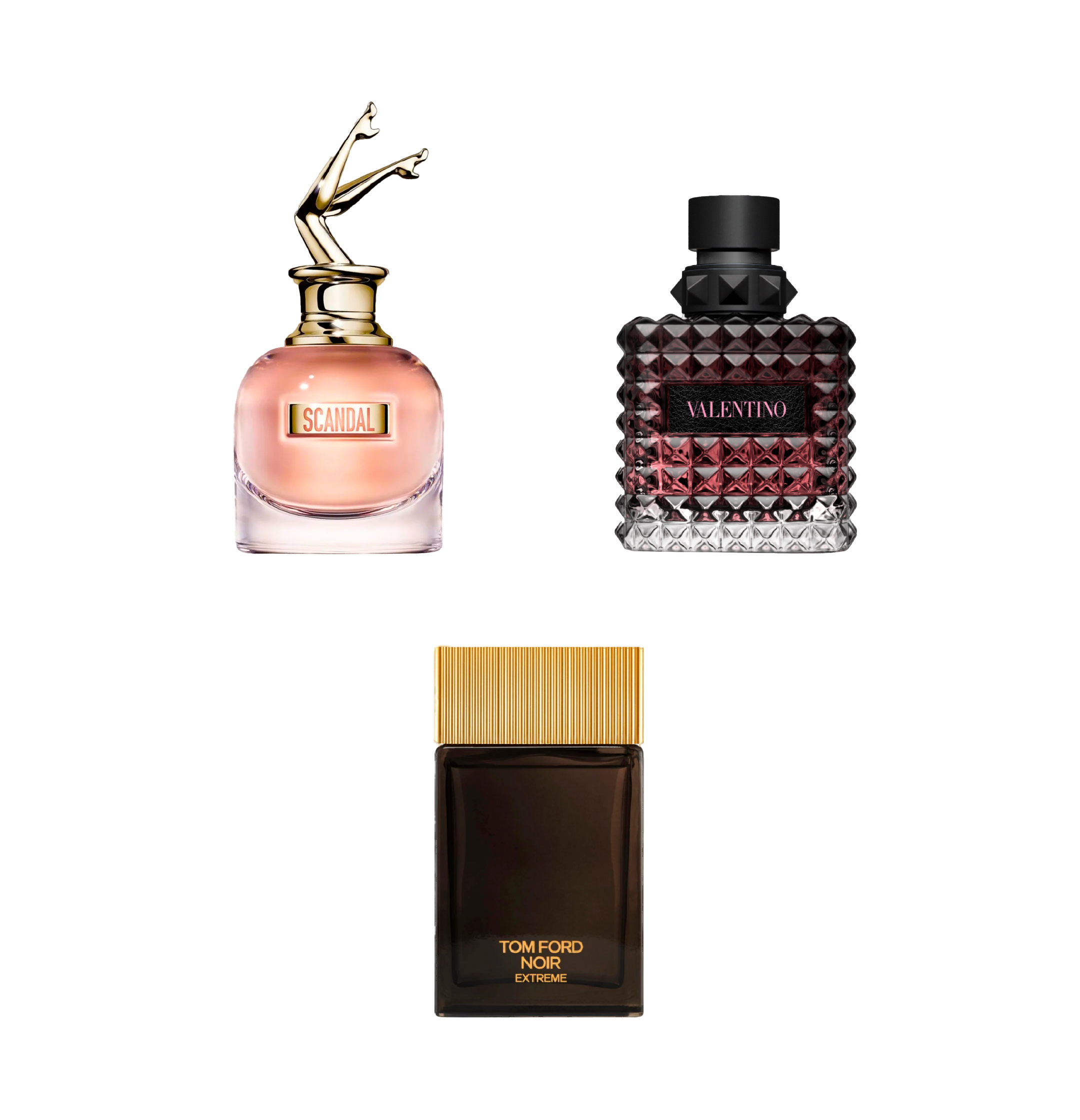PACK 3 DECANTS 5ML: Scandal + Donna + Noir